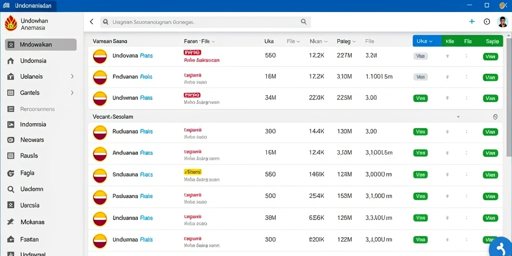Screenshot memperlihatkan berbagai pilihan permainan yang tersedia.