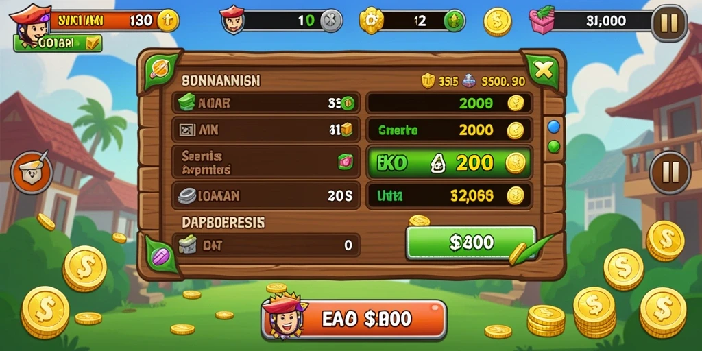 Screenshot dari level menantang yang baru.