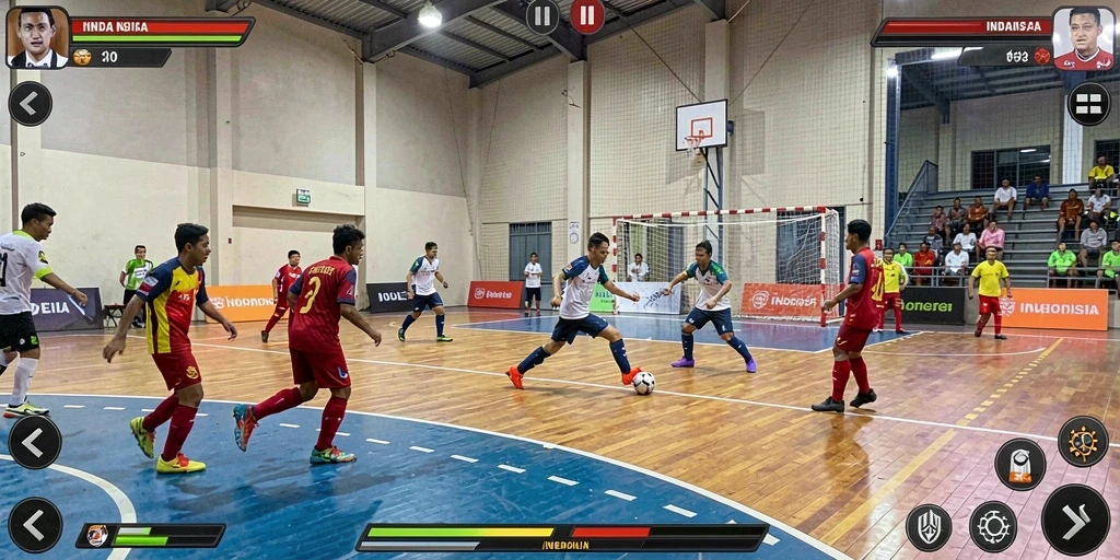 Pemandangan menakjubkan dari dunia game yang luas dan beragam.