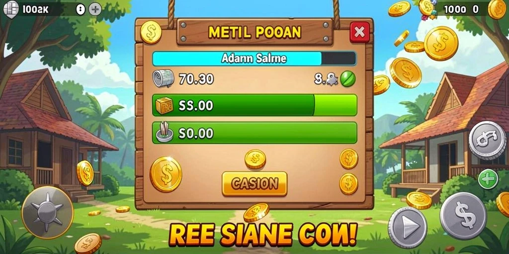 Screenshot dari sistem kustomisasi karakter yang menarik.